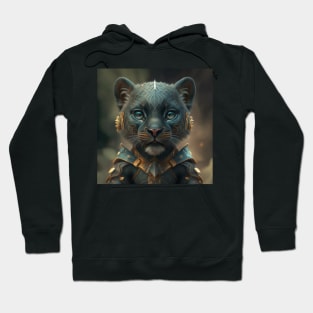 Cute baby black panther Hoodie